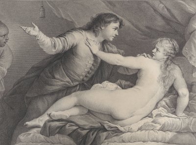 ターキンとルクレティア、1752年。 作： Charles Hutin