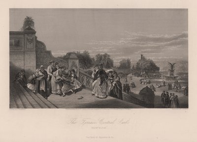 アメリカ・ニューヨーク州・ニューヨーク市・セントラルパーク「ザ・テラス」（彫刻 作： Charles I Rosenberg