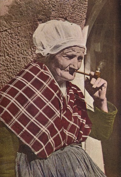 高齢のブルトンネ、c1913 作： Charles J. S. Makin