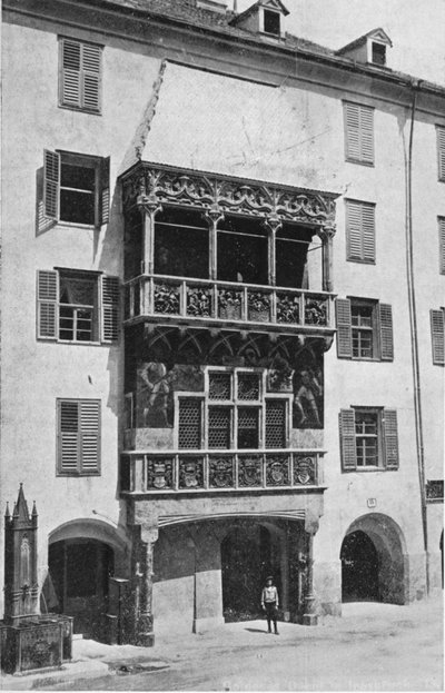 黄金の屋根。インスブルック、c1913 作： Charles J. S. Makin