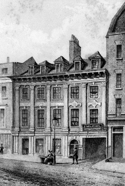 ジョンフールのレジデンス、グレートクイーンストリート、リンカーンズインフィールズ、ロンドン、1840 作： Charles J. Smith