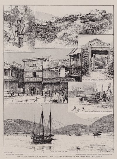 中国での最新の買収、香港内陸部でのKaulung拡張 作： Charles J. Staniland