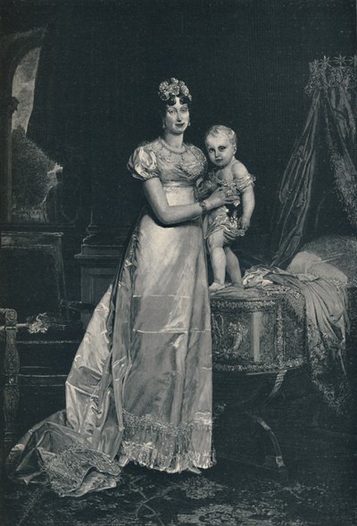マリアルイザとローマの王、1812年、1896年 作： Charles J. State