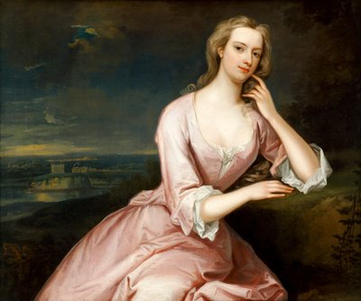 ヘンリエッタ・ハワード、サフォーク伯爵夫人、c1724 作： Charles Jervas