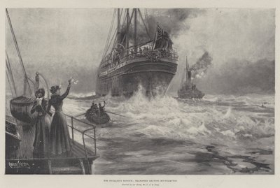 イギリスの名誉のために、サウサンプトンを出発する輸送 作： Charles John de Lacy