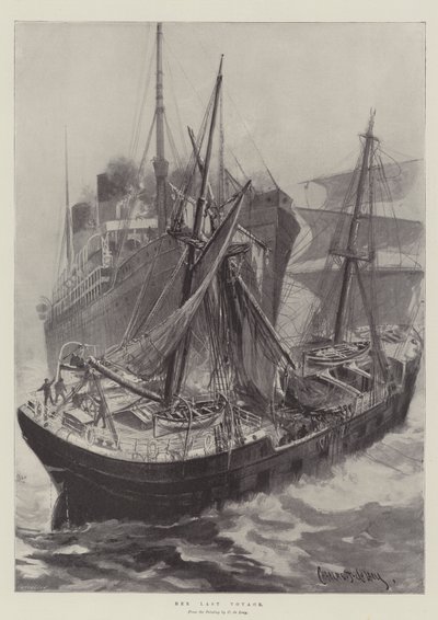 彼女の最後の航海 作： Charles John de Lacy