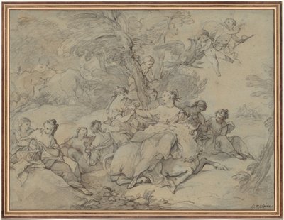 ヨーロッパの強姦、1731年。 作： Charles Joseph Natoire