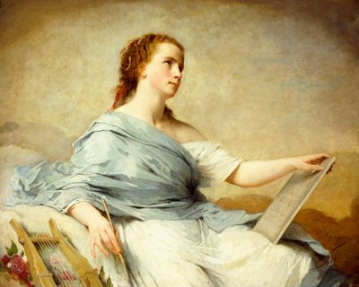芸術の擬人化、 作： Charles Joshua Chaplin
