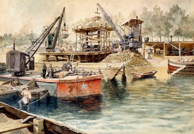 パリメトロの建設 作： Charles Jouas