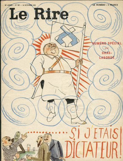Le Lire』誌の表紙に描かれたChas-Laborde（1886-1941）のイラスト 作： Charles Laborde