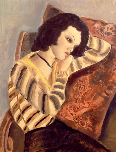 女性の肖像、1930 作： Charles Laborde