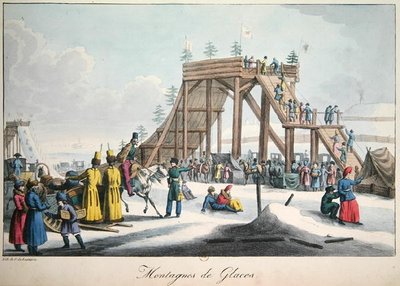 ロシアのアイススライド 作： Charles Lasteyrie du Saillant