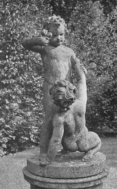 リブストンホールの石積み（モノクロ写真 作： Charles Latham