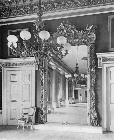 The Ballroom - A Reflection (モノクロ写真) 作： Charles Latham