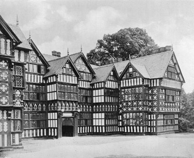 イーストウイング、パークホール（1918年に火事で破壊された）、オスウェストリー、シュロップシャー 作： Charles Latham