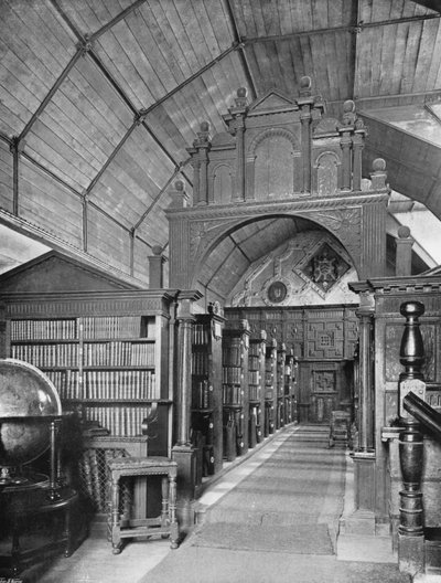 マートンカレッジ図書館、オックスフォード 作： Charles Latham