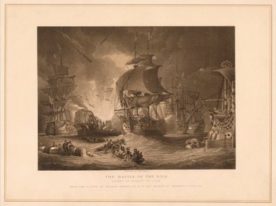 ナイルの戦い、1798 1878 作： Charles Lawrie