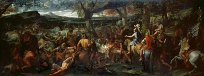 アレクサンダーとポロス、ヒダスペスの戦いで、1673年頃（キャンバスに油彩） 作： Charles Le Brun