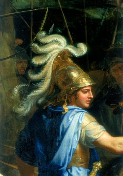 「アレキサンダーとポーラス」、c1673 作： Charles Le Brun