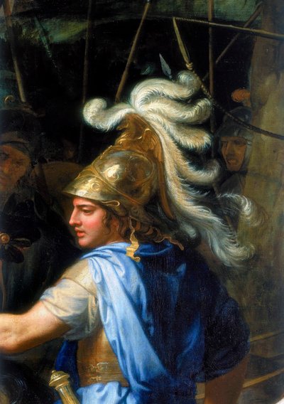 アレキサンダー大王アレキサンダーとポーラス、詳細、1673 作： Charles Le Brun