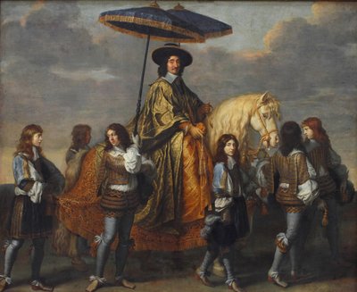 1660年のルイ14世のパリへの入場、セギア首相 作： Charles Le Brun