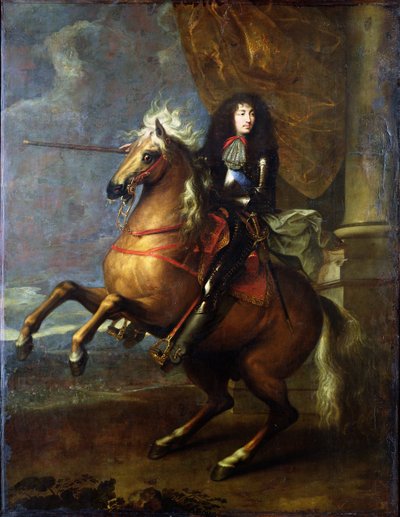 ルイ14世の乗馬の肖像（1638-1715）c.1668 作： Charles Le Brun