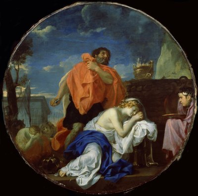 エフタの犠牲 作： Charles Le Brun
