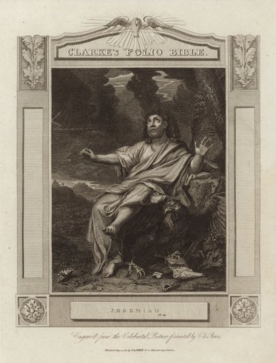 エレミヤ 作： Charles Le Brun