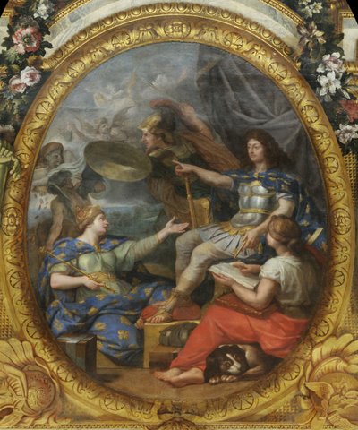 キングダムの財政で復元された秩序、1662年、1680年代 作： Charles Le Brun
