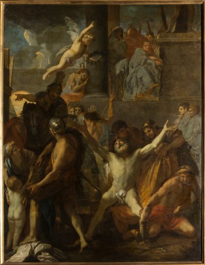 聖アンドリューの磔刑 作： Charles Le Brun