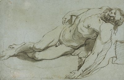 死んだキリスト、1646 作： Charles Le Brun
