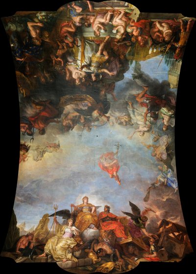 王は単独で統治する、1661年 作： Charles Le Brun