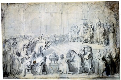 王の前のシャム大使、1686 作： Charles Le Brun