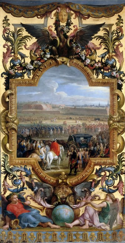 1677年4月18日のカンブレ征服 作： Charles Le Brun