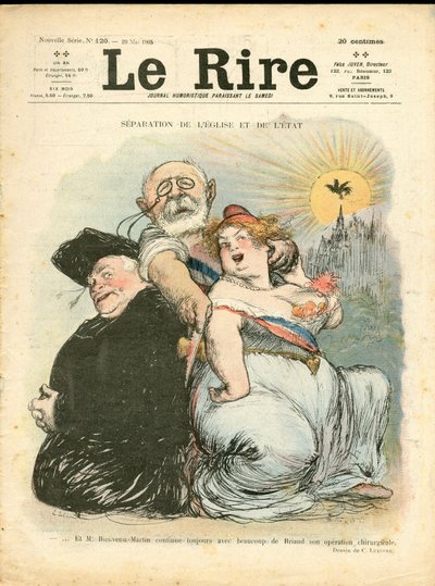 The Laughter "の表紙、120号、Satirique en Couleurs 作： Charles Leandre