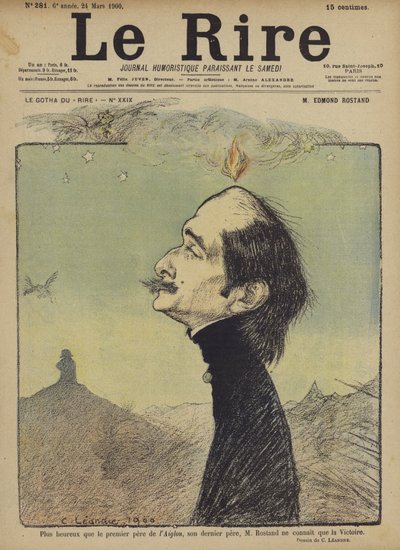 エドモンド・ロスタンド、ル・リールのイラスト 作： Charles Leandre