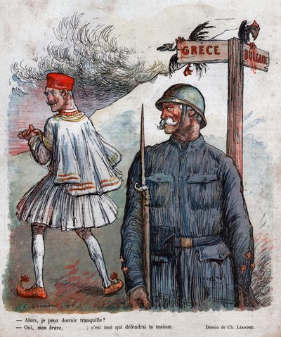 ギリシャ第一次世界大戦 作： Charles Leandre