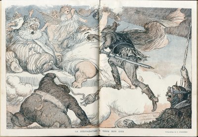 シャルル・レアンドレ（1862-1934）の "ファンタジオ "のイラスト 作： Charles Leandre