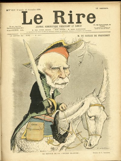 Le Lire』に掲載されたシャルル・レアンドル（1862-1934）のイラスト 作： Charles Leandre