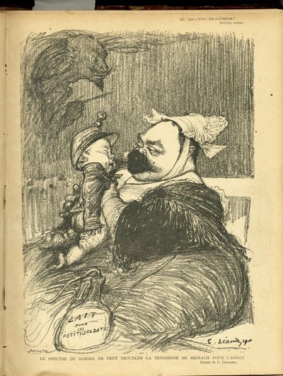 Le Lire』に掲載されたシャルル・レアンドル（1862-1934）のイラスト 作： Charles Leandre