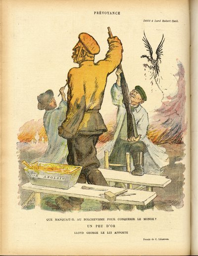Le Rire』に掲載されたシャルル・レアンドル（1862-1934）のイラスト 作： Charles Leandre
