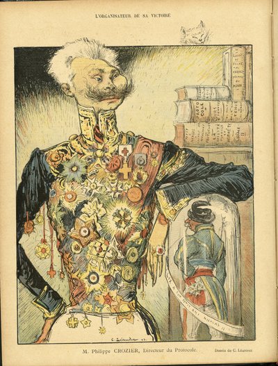 Le Rire』に掲載されたシャルル・レアンドル（1862-1934）のイラスト 作： Charles Leandre