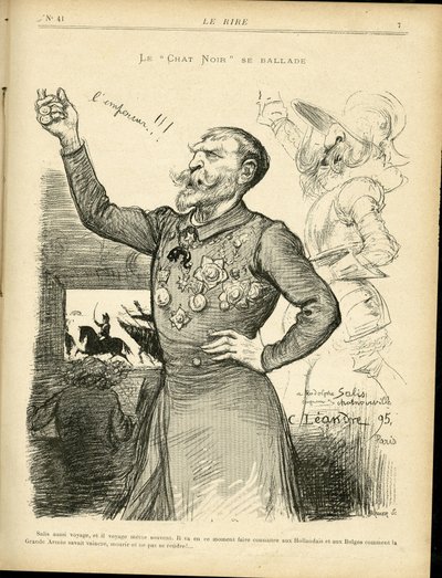Le Rire』に掲載されたシャルル・レアンドル（1862-1934）のイラスト 作： Charles Leandre