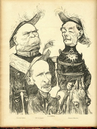 Le Rire』に掲載されたシャルル・レアンドル（1862-1934）のイラスト 作： Charles Leandre