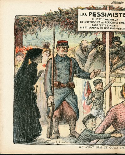 La Baionnette, Satirical in Colours 作： Charles Leandre
