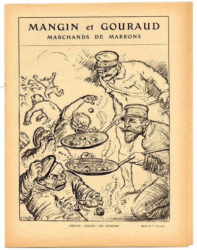 モノクロで風刺を効かせた「The Red Reading 作： Charles Leandre