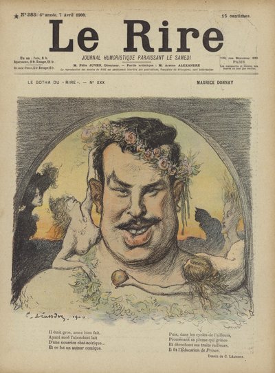 モーリス・ドネ、ル・リールのイラスト 作： Charles Leandre