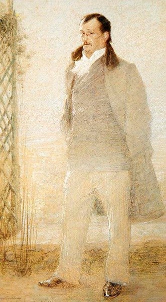 ジョルジュ・コートリーヌの肖像（油彩・キャンバス） 作： Charles Leandre