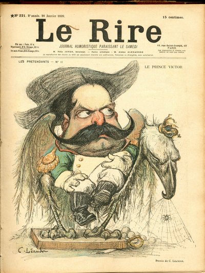 笑いの中にも風刺が効いている 作： Charles Leandre