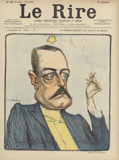 Waldeck-Rousseau、ルリールのイラスト 作： Charles Leandre